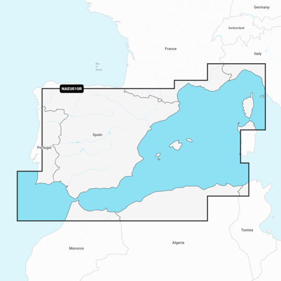Navionics+ Regular Chart: EU010R -  Spain  Mediterranean Coast