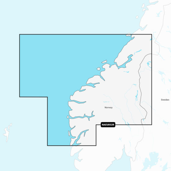 Navionics+ Regular Chart: EU052R -  Norway  Sognefjord - Svefjorden