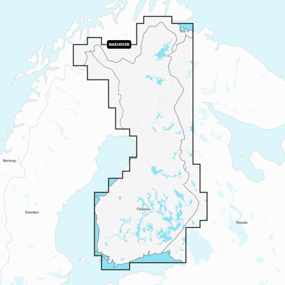 Navionics+ Regular Chart: EU055R -  Finland  Lakes & Rivers
