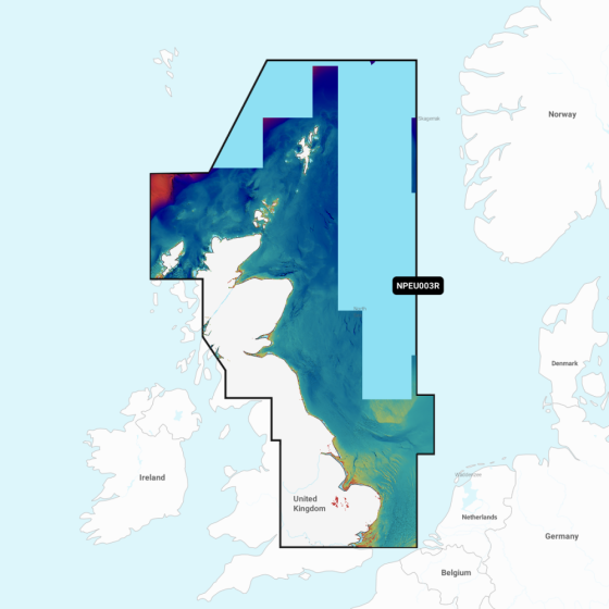 Navionics Platinum+ Regular Chart: EU003R -  GB  Northeast Coast