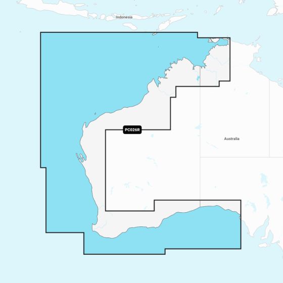 Garmin Navionics + Chart: PC026R - Australia  West