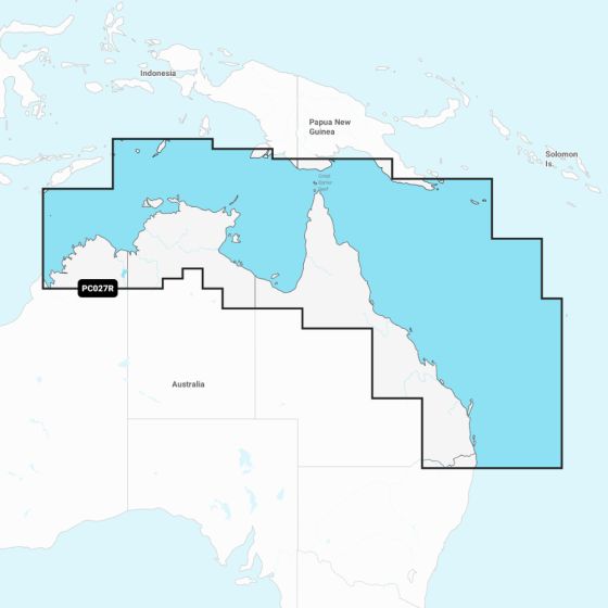 Garmin Navionics + Chart: PC027R - Australia  Northeast
