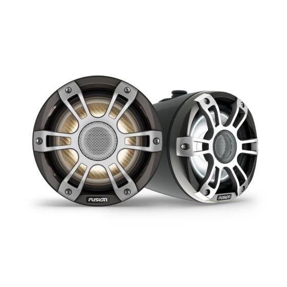 Fusion FLT653SPW 6.5" 3i CRGBW LED Tower Speaker 230W - Sports Black