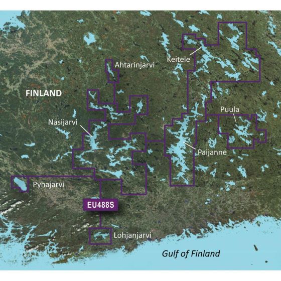 Garmin BlueChart G3 Vision - VEU488S: Keitele - Paijanne - Tampere