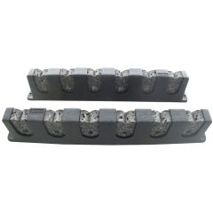 Berkley Horizontal Rod Rack with 6 RodsBlack