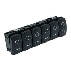 Maretron Mpower VMM6 -  5x Momentary On + 1x 3 Pos Contura V Rockers