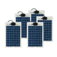 Solar Technology 10W FLEXI Solar x5 Panel Kit BASIC