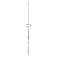 Shakespeare 6dB 2.4m Galaxy white mast mount antenna brass and copper