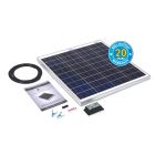 Solar Technology 60W RIGID Solar Panel Kit 10Ah Charge Controller