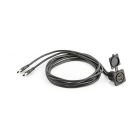JL Audio Panel-Mount Dual USB Type A Connectors