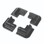 Solar Technology ABS Panel Corner Support Mounts - Black