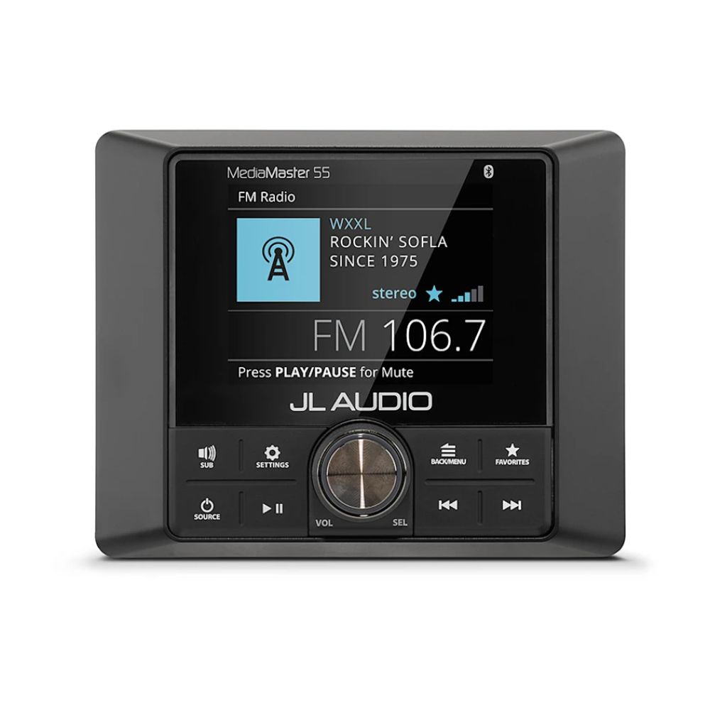 JL Audio MediaMaster 55 Marine Stereo With Full-Colour LCD