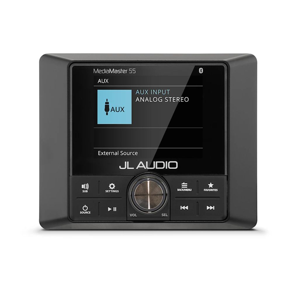 JL Audio MediaMaster 55 Marine Stereo With Full-Colour LCD