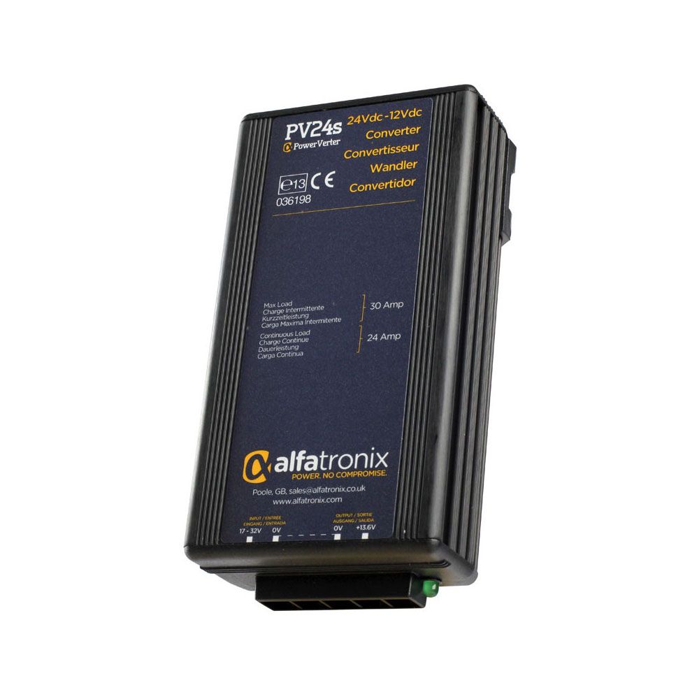 Alfatronix Powerverter CONVERTOR 24V DC - 12V DC Non Isolated 24A