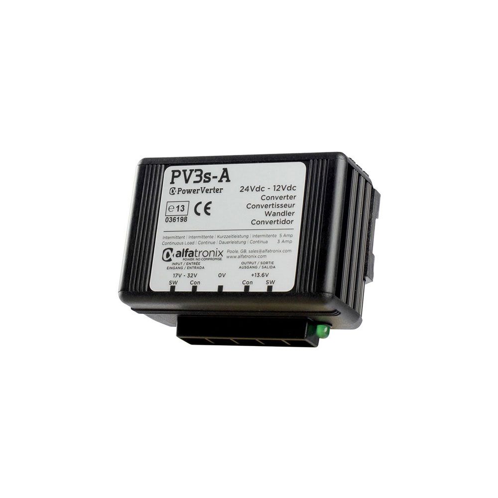 Alfatronix Powerverter CONVERTOR 24V DC - 12V DC Non Isolated 3A DUAL