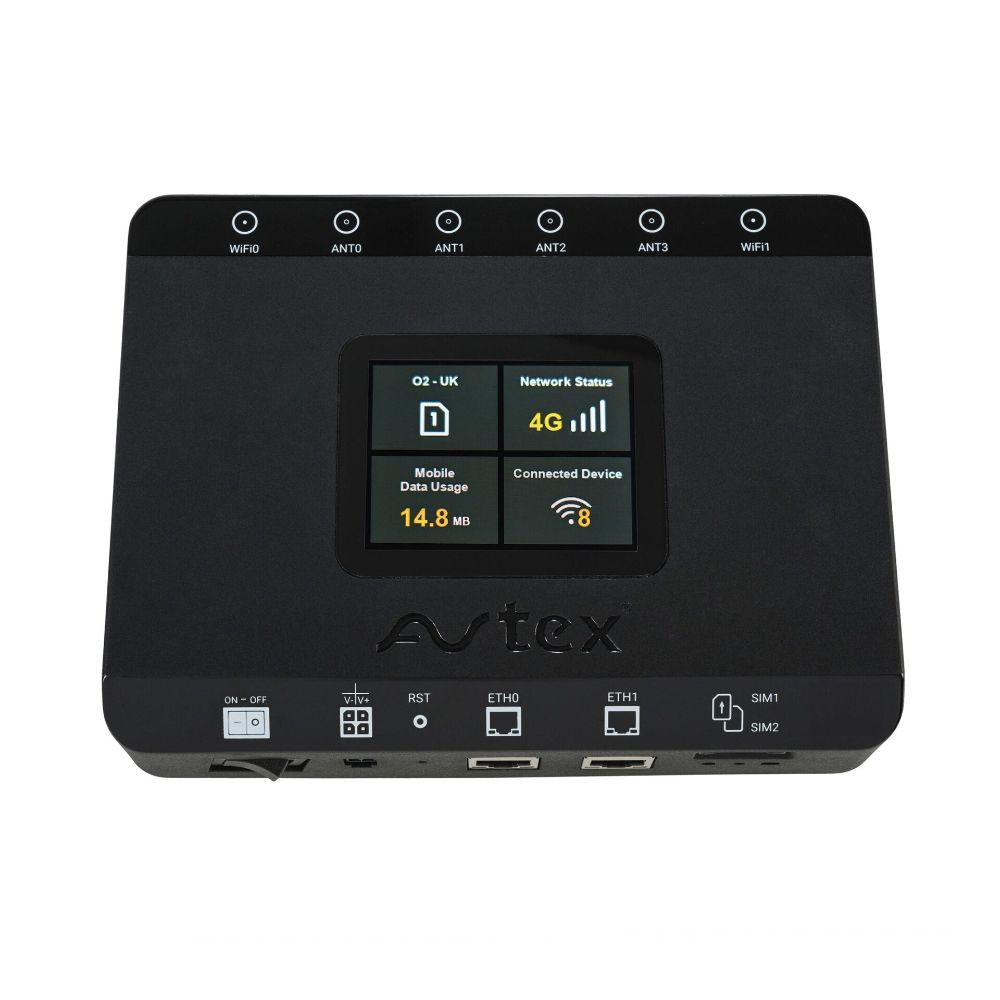 Avtex AMR104P 4G Wi-Fi CAT 6 Dual Sim Mobile Internet Solution - White