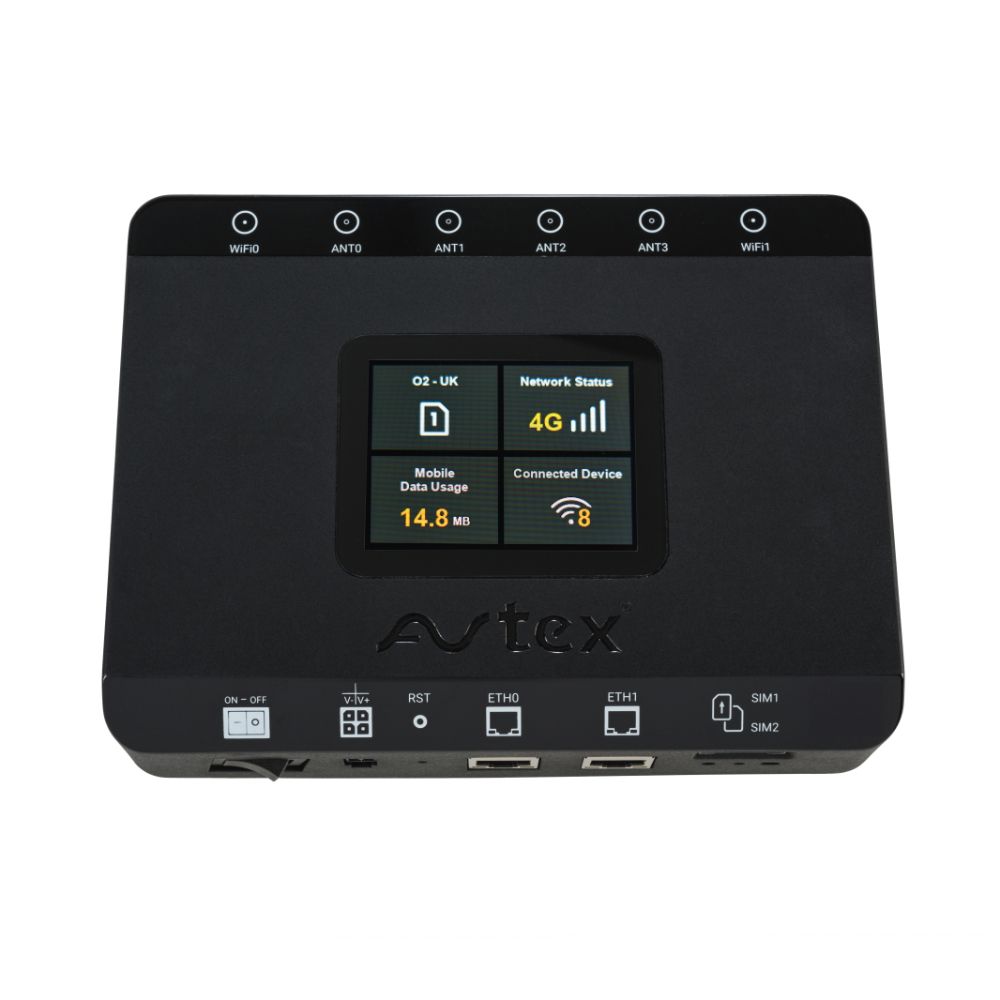 Avtex AMR104x 4G Dual Sim & Wi-Fi Mobile Internet Router - White