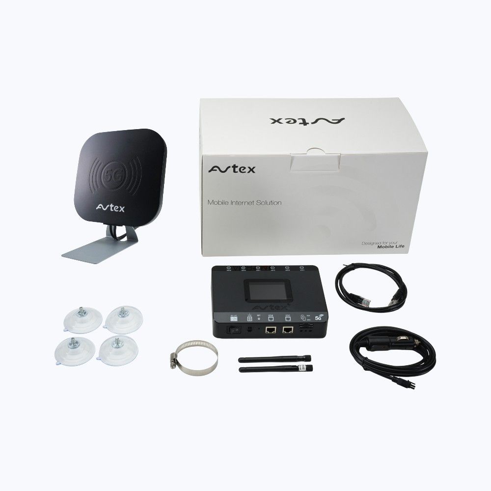 Avtex AMR105P 5G Wi-Fi CAT 6 Dual Sim Mobile Internet Solution - Black