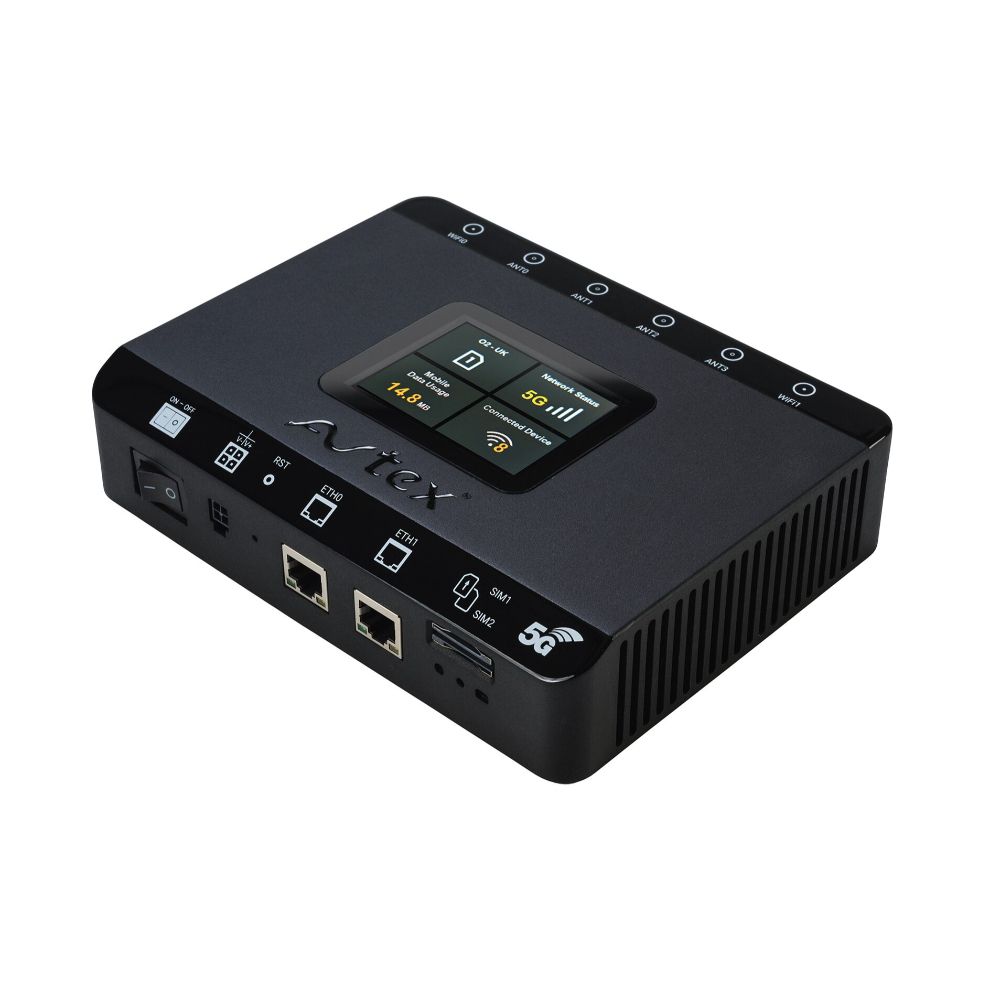 Avtex AMR105P 5G Wi-Fi CAT 6 Dual Sim Mobile Internet Solution - Black