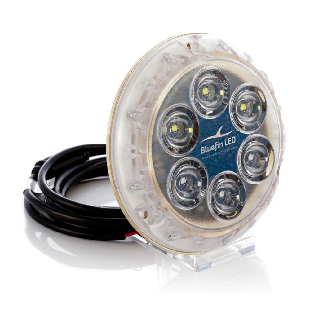 Bluefin LED Bronze Piranha P12 SM Light - Dual White / Blue