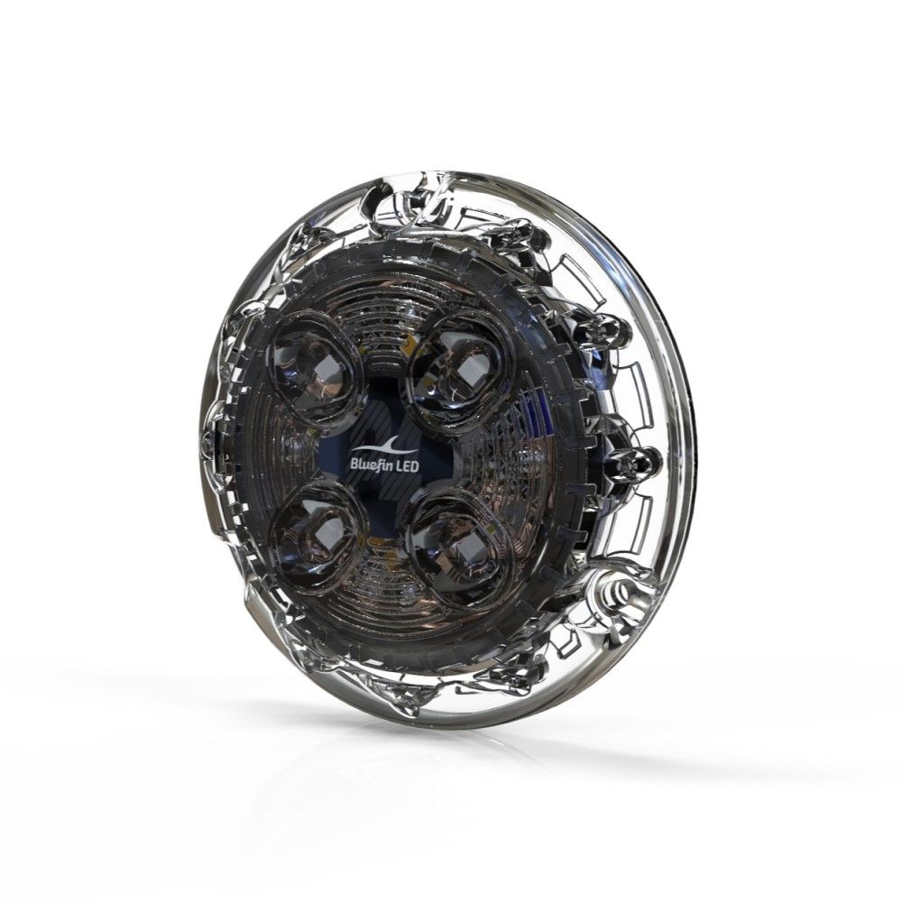Bluefin LED Aluminium Piranha P4 SM Light - Diamond White