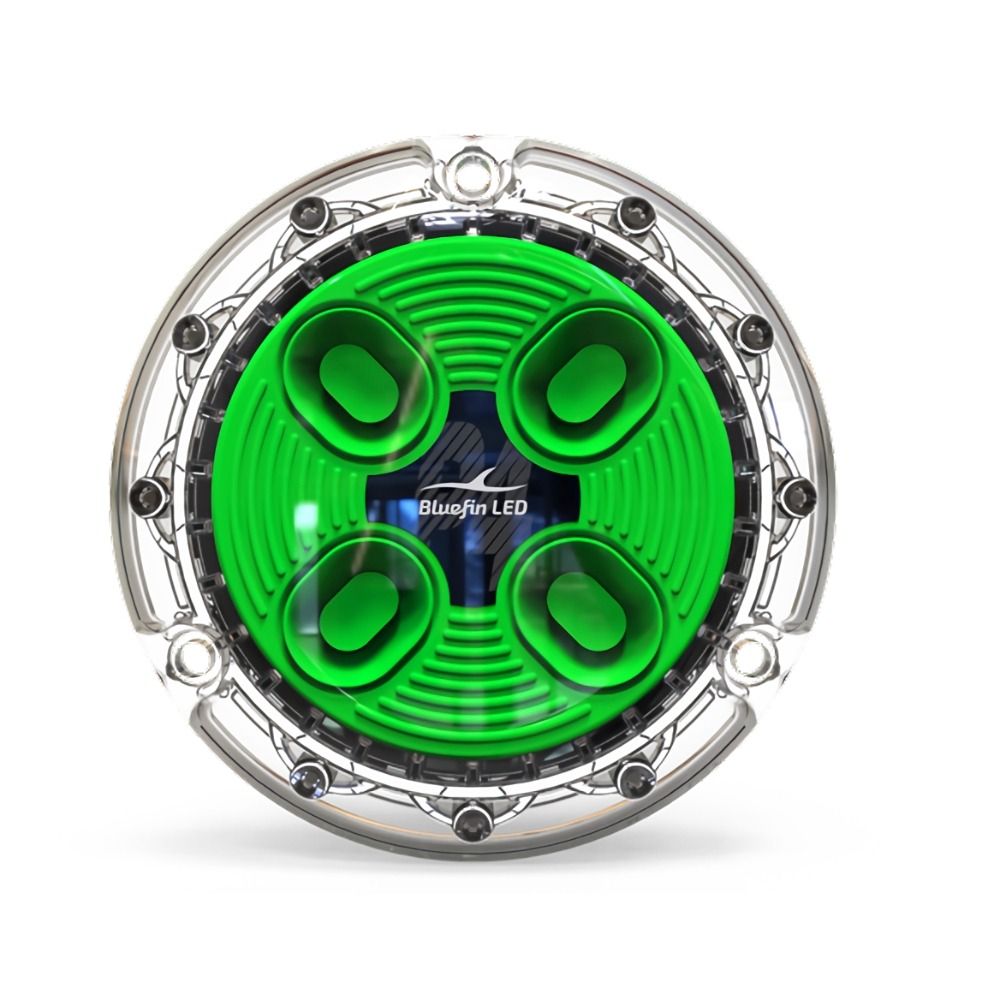 Bluefin LED Polymer Piranha P4 SM Light - Emerald Green