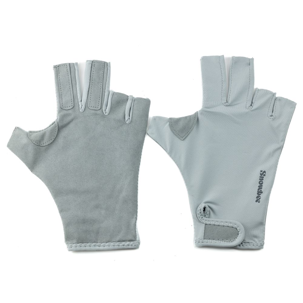 Snowbee All-Seasons Fishing Gloves - Light Grey