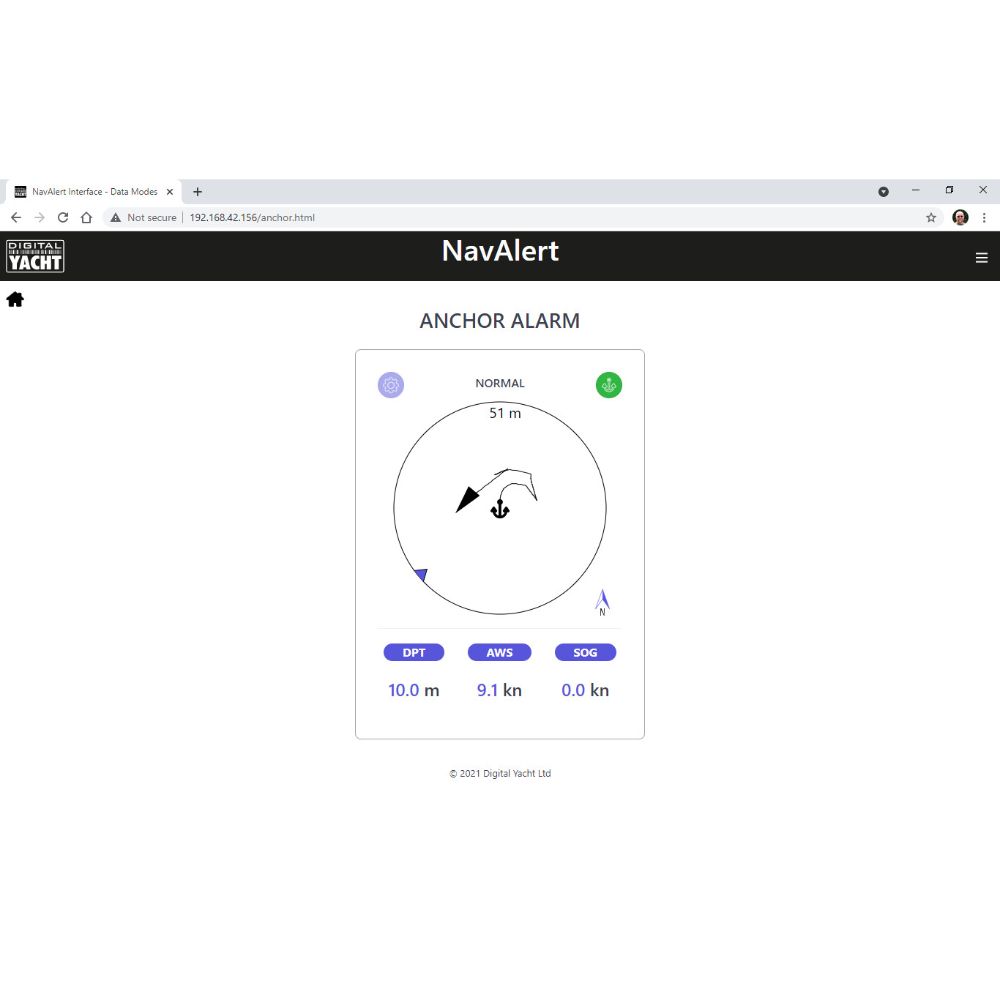 Digital Yacht NavAlert - NMEA 2000 Monitor & Alert System