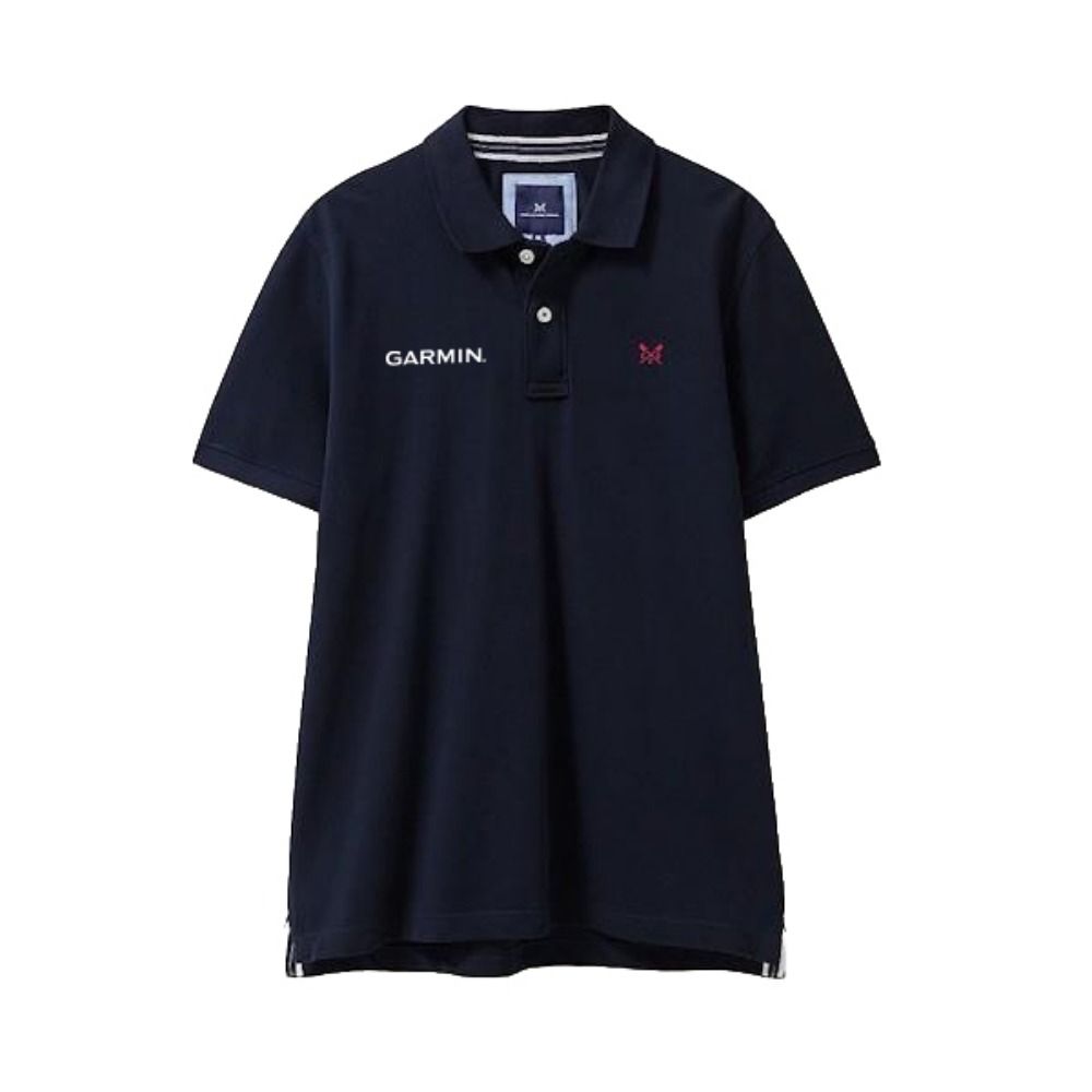 Garmin Branded Crew Clothing Classic Pique Polo Shirt - Dark Navy