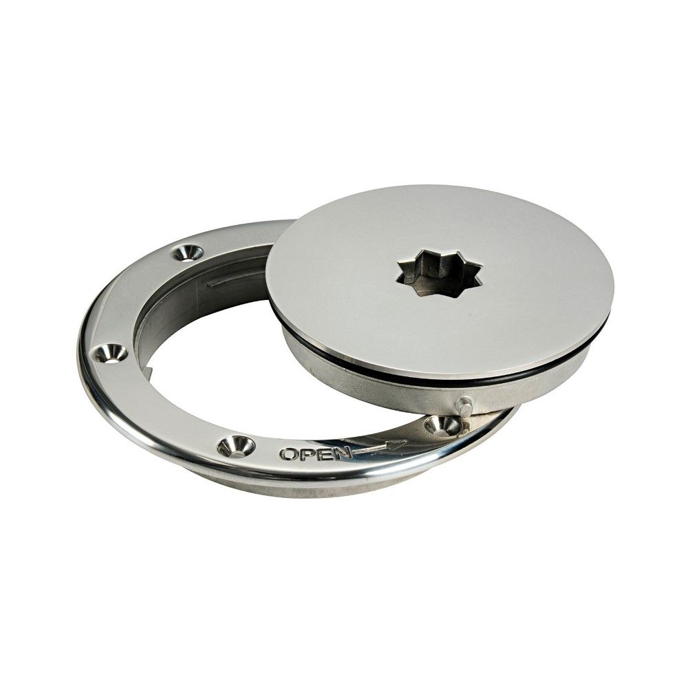 Osculati Stainless Steel Quick Opening Inspection Hatch - 247mm