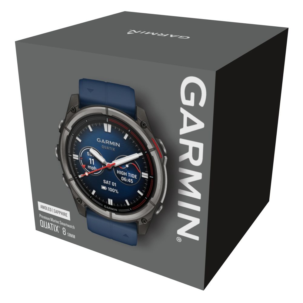 Garmin Quatix 8 Marine GPS Smartwatch - 47mm AMOLED