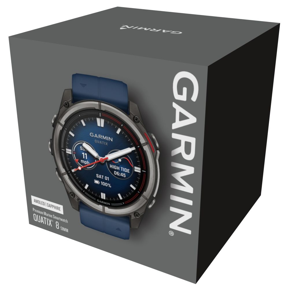 Garmin Quatix 8 Marine GPS Smartwatch - 51mm AMOLED
