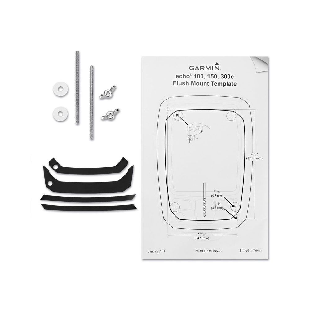 Garmin Flush Mount Kit Echo 100 150 30