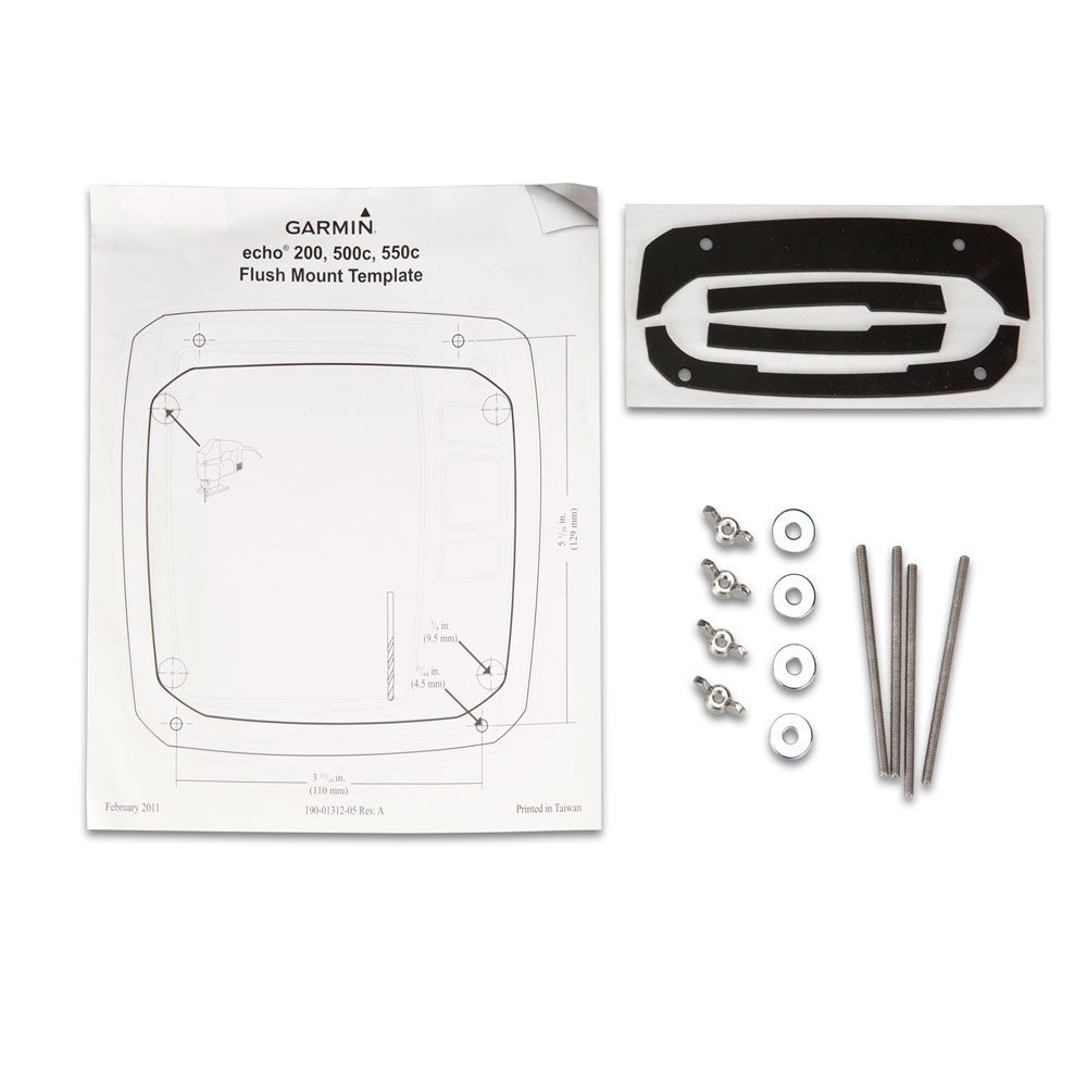 Garmin Flush Mount Kit Echo 200 500 550 GPS 158i