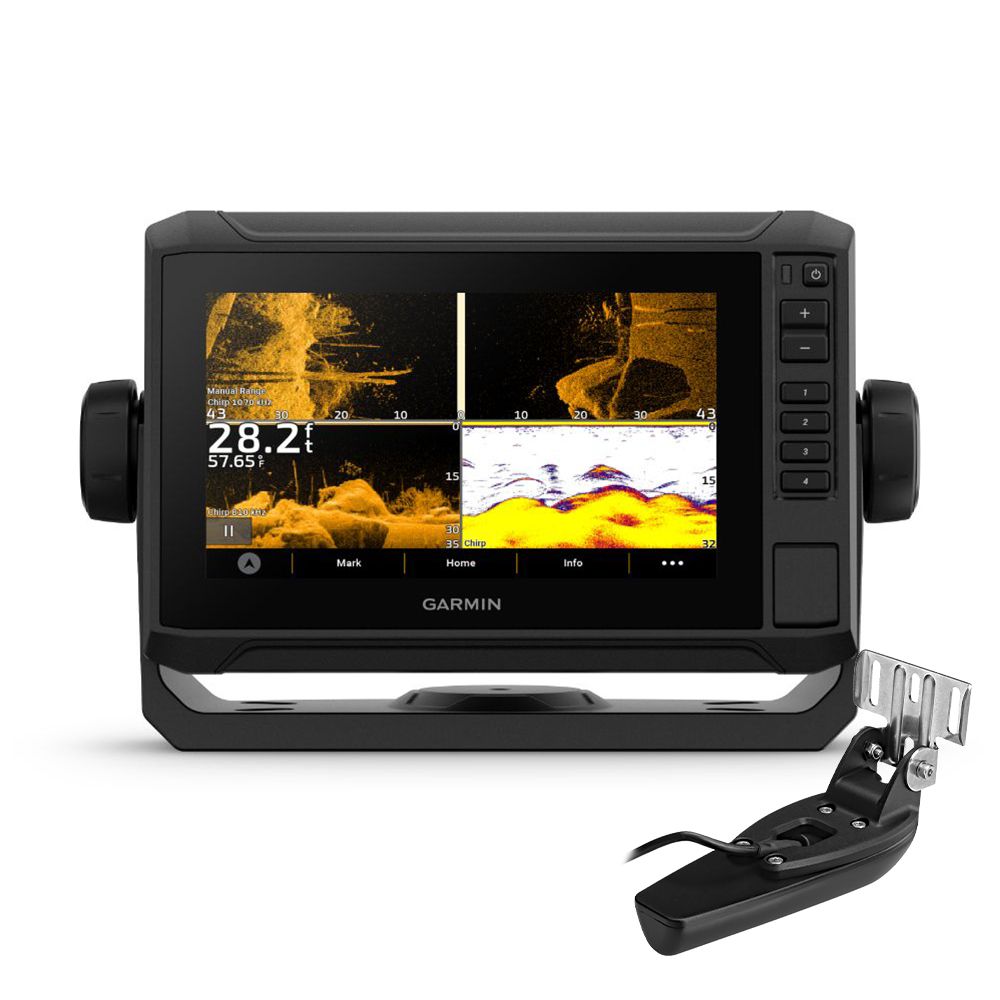 Garmin ECHOMAP UHD2 Touch 75sv Chartplotter With GT20-TM Transducer