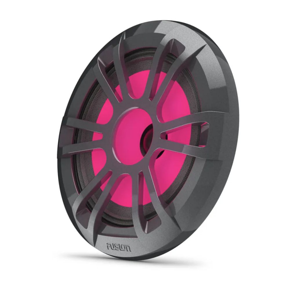 Fusion EL-FL651SPG 6.5" LED Shallow Mount Speakers 80W - Sports Grey