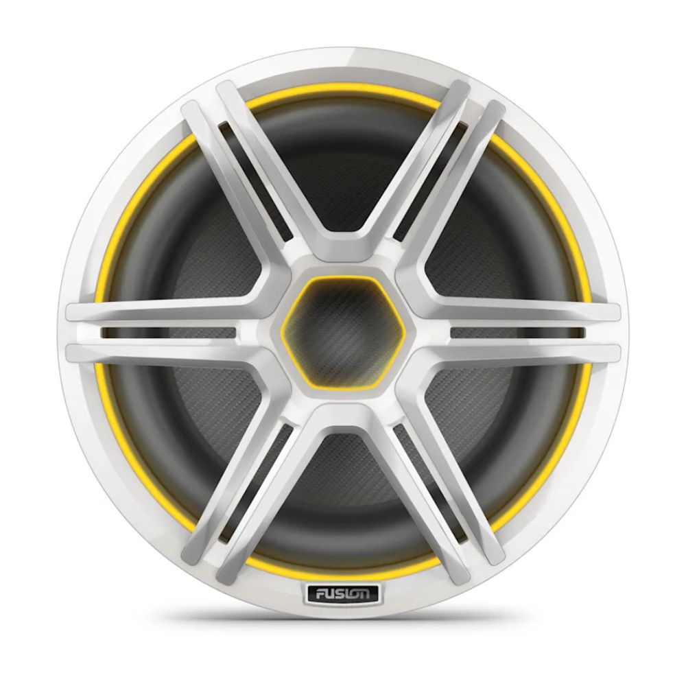 Fusion Apollo AP-SL12SPW 12" CRGBW LED Subwoofer 1400W - Sports White