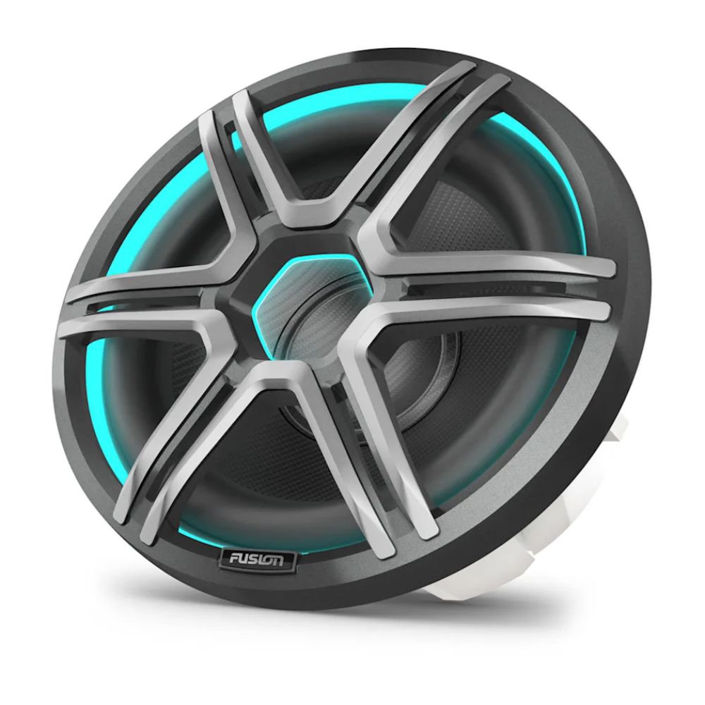 Fusion Apollo AP-SL12SPG 12" CRGBW LED Subwoofer 1400W - Sports Grey