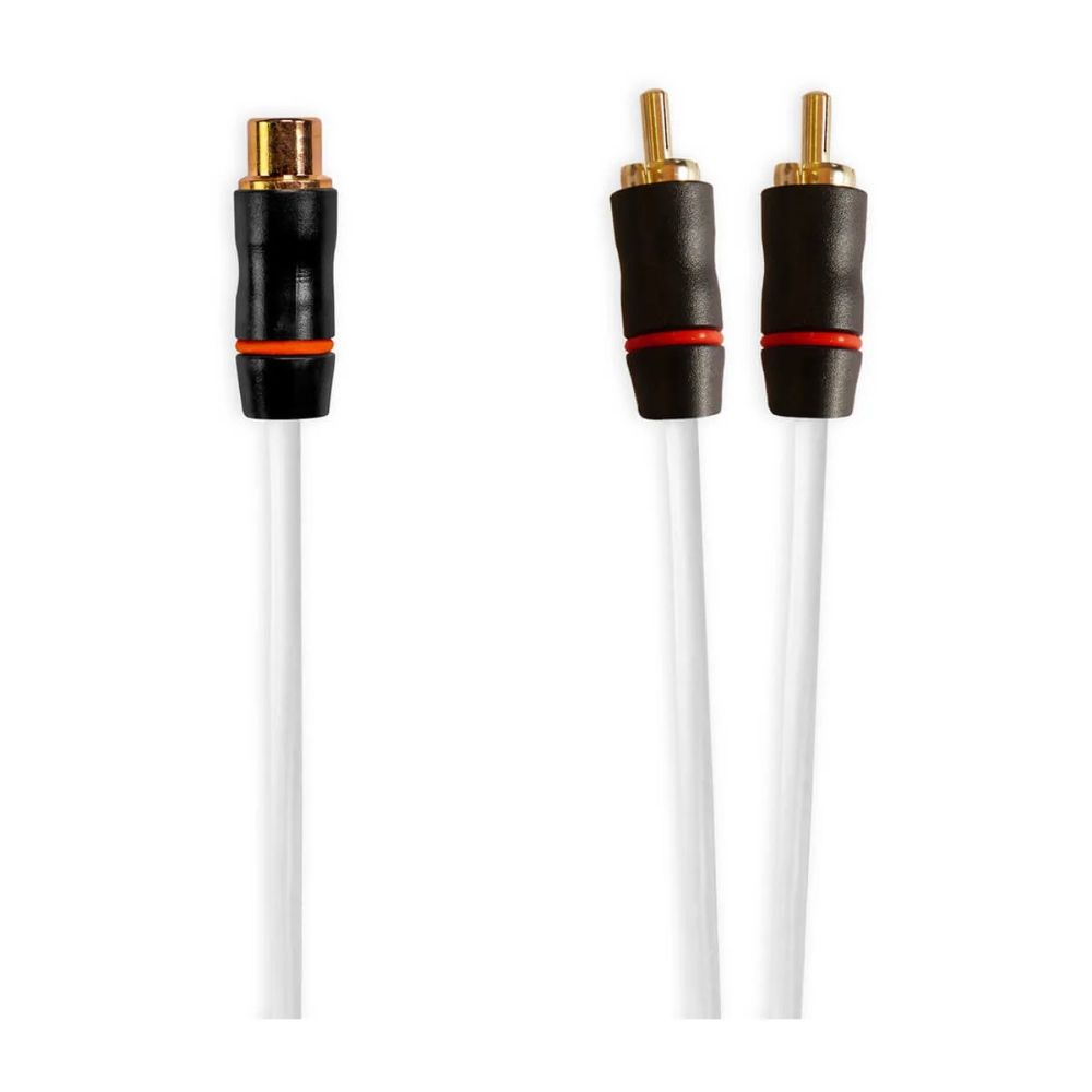 Fusion RCA Cables - Female to Dual Male Splitter  0.9m