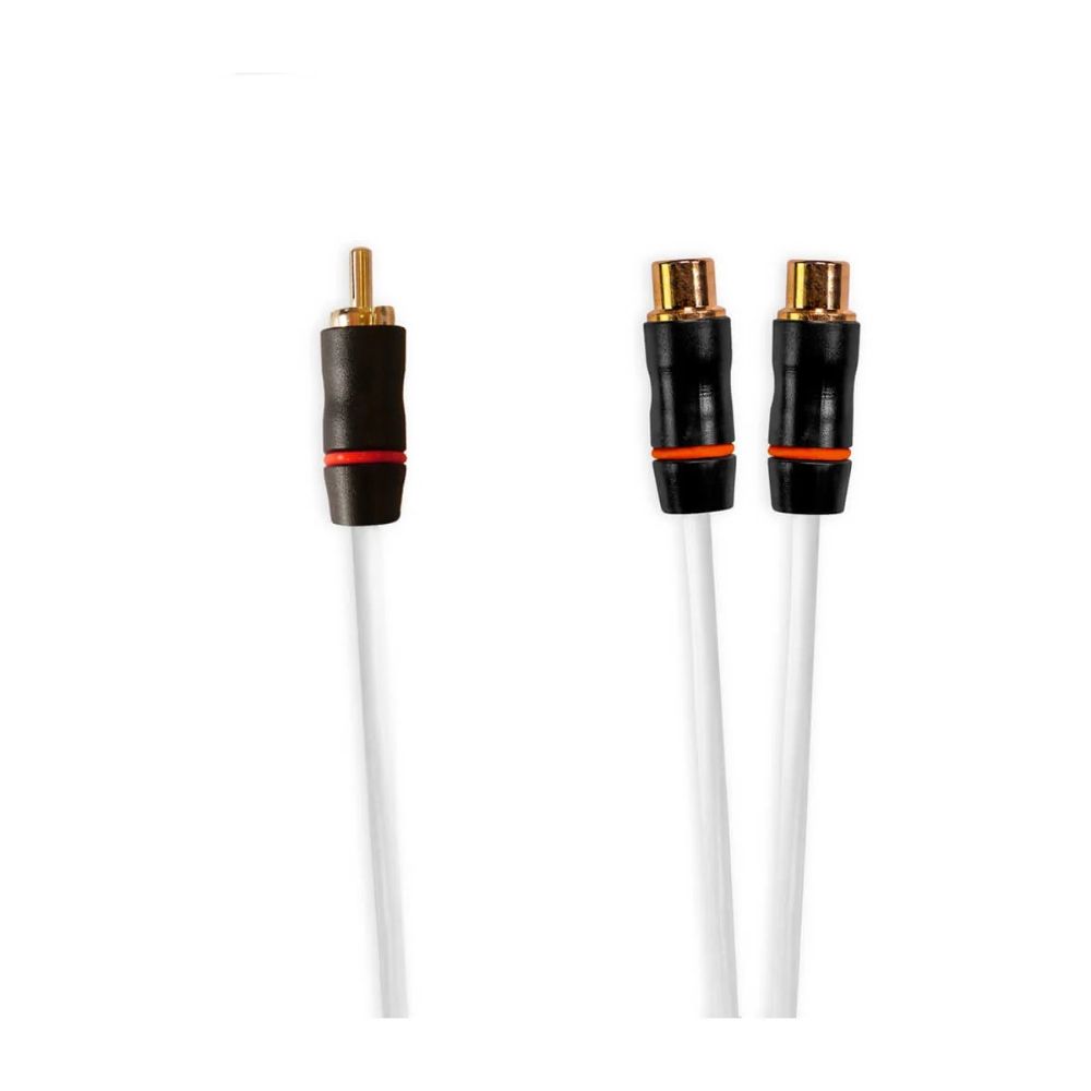 Fusion RCA Cables - Male to Dual Female Splitter  0.9m