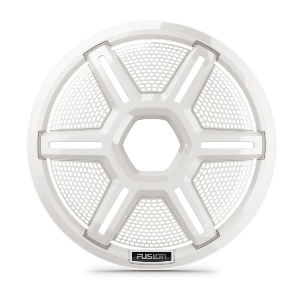 Fusion Apollo Subwoofer Grille (single) - 10" Shielded White