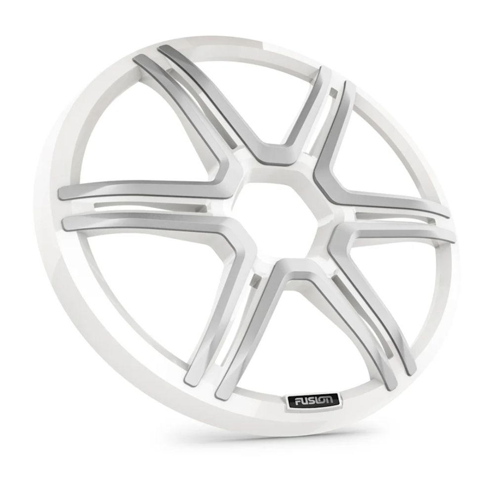 Fusion Apollo Subwoofer Grille (single) - 12" Sports White