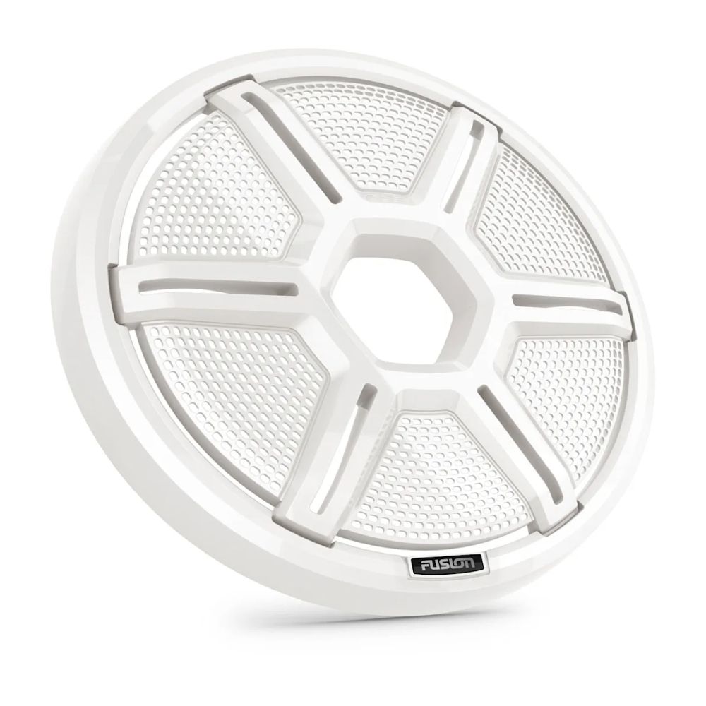 Fusion Apollo Subwoofer Grille (single) - 12" Shielded White