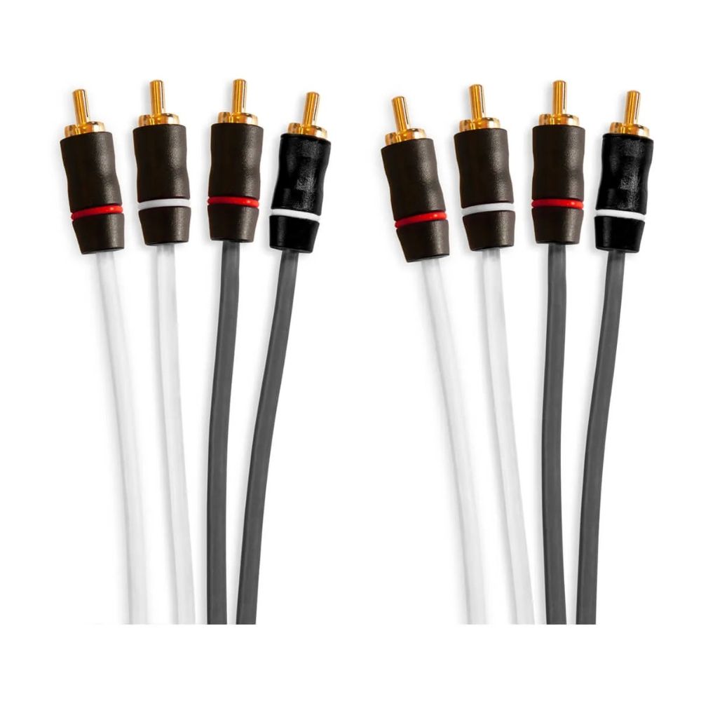 Fusion RCA Cables - 4 Channel  25ft (7.62m)