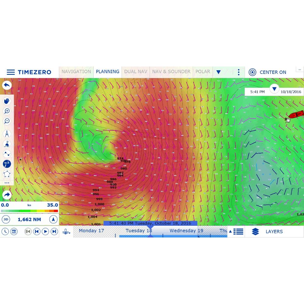 Furuno TimeZero Weather Routing Software Module For TZ Navigator