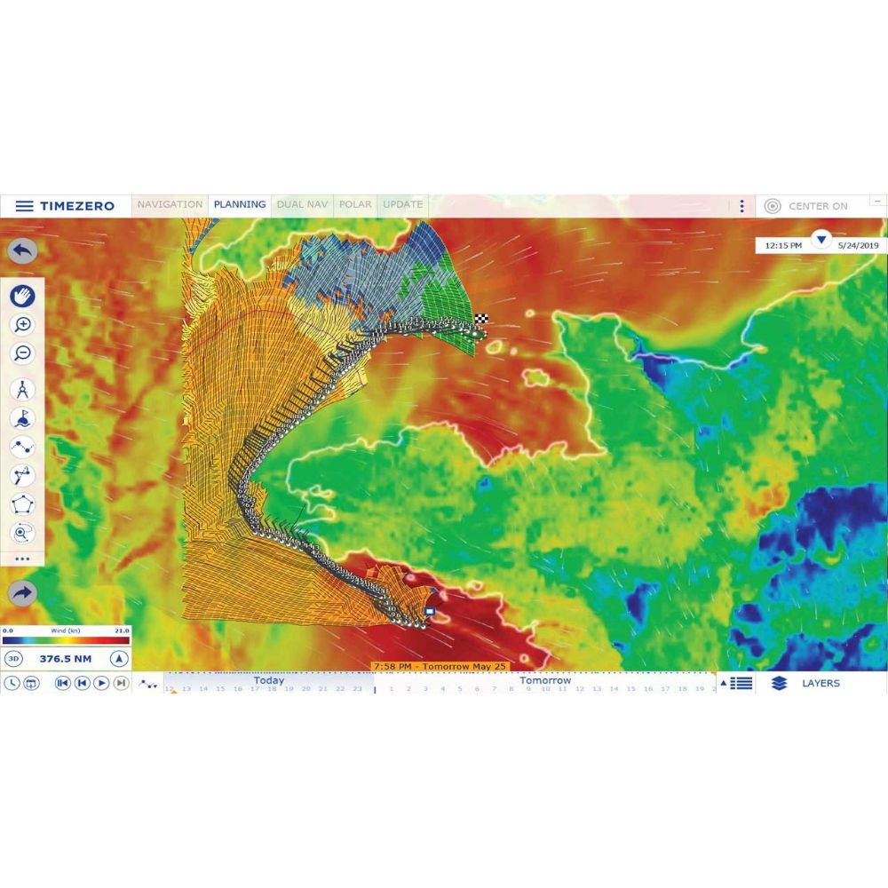 Furuno TimeZero Weather Routing Software Module For TZ Navigator