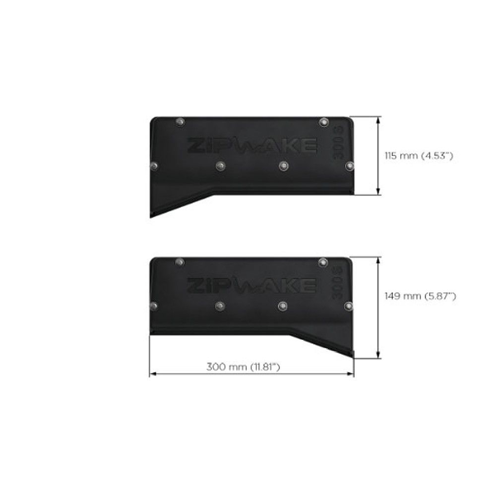 Zipwake Series S Dynamic Trim Integrated Kit - 300 S Chine Interceptor