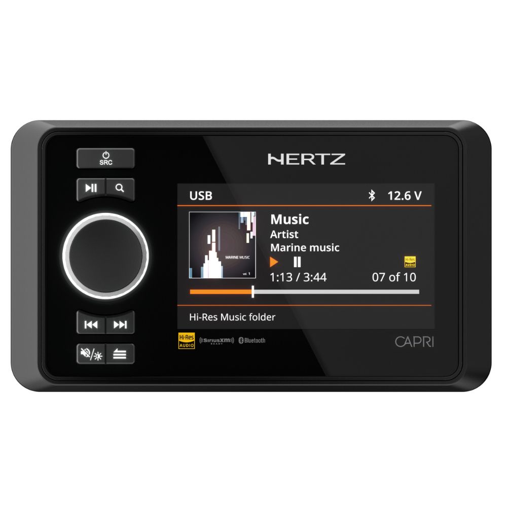 Hertz Capri HIgh-End Digital Media Source With Colour TFT Display