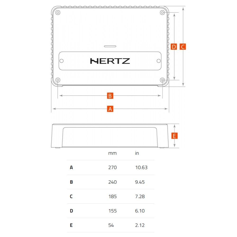 Hertz 1160W Venezia V4 Marine 4-3-2 Channel Amplifier - 12V