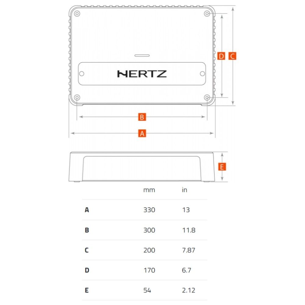 Hertz 1700W Venezia V5 Marine 5-3 Channel Amplifier - 12V